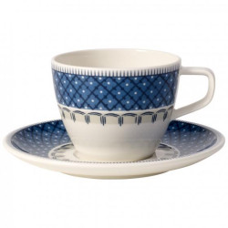 COFFEE CUP WITH SAUCER CASALE BLU 10-4184-1300-1310