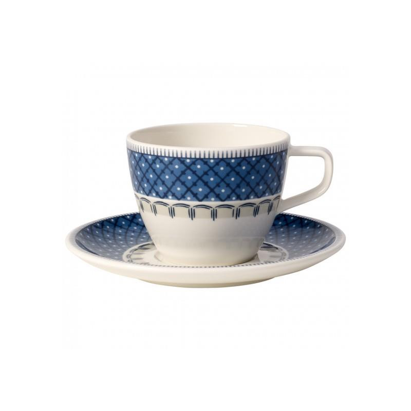 COFFEE CUP WITH SAUCER CASALE BLU 10-4184-1300-1310