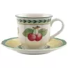 TAZZA CAFFE CON PIATTO FRENCH GARDEN FLEURENCE