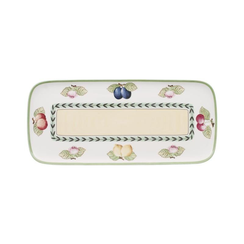 SANDWICH PLATE 35x16 CM, FRENCH GARDEN