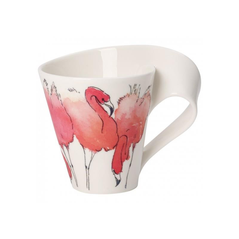 MUG FLAMINGO PINK NEW WAVE CAFE 10-4155-9100