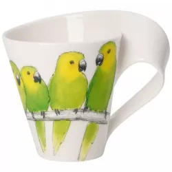 MUG PARROTS NEW WAVE CAFE...