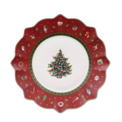 PIATTO DESSERT ROSSO 24 CM,...