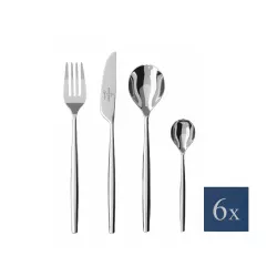24 PIECES CUTLERY SET,...