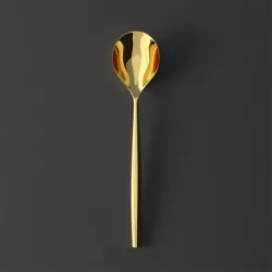 CUCCHIAIO INOX DORATO 20 CM...