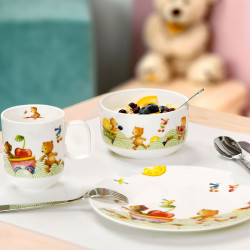 CHILDREN TABLE SET OF 7 PIECES, HUNGRY AS A BEAR, 8430 14-8665