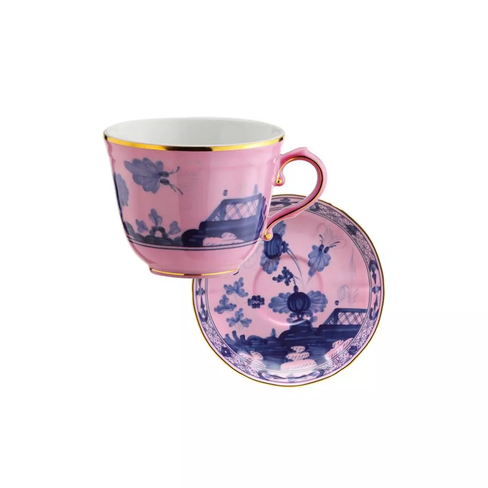 TAZZA CAFFE CON PIATTINO, ORIENTE ITALIANO