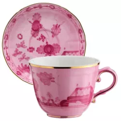 TAZZA CAFFE CON PIATTINO, ORIENTE ITALIANO