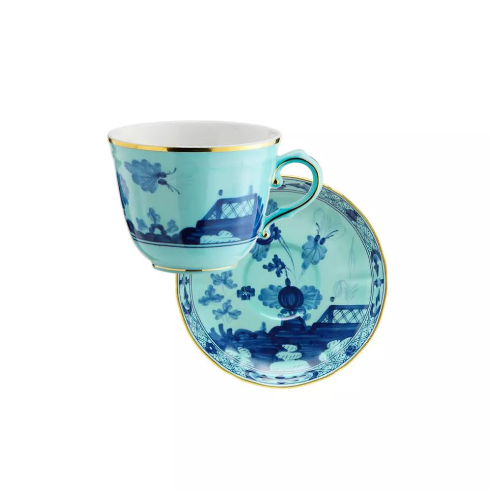 TAZZA CAFFE CON PIATTINO, ORIENTE ITALIANO