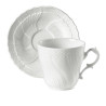 COFFEE CUP WITH SAUCER - 125/130 VECCHIO GINORI WHITE
