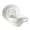 BREAKFAST CUP WITH SAUCER, VECCHIO GINORI WHITE