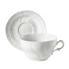 TAZZA COLAZIONE CON PIATTO, VECCHIO GINORI BIANCO