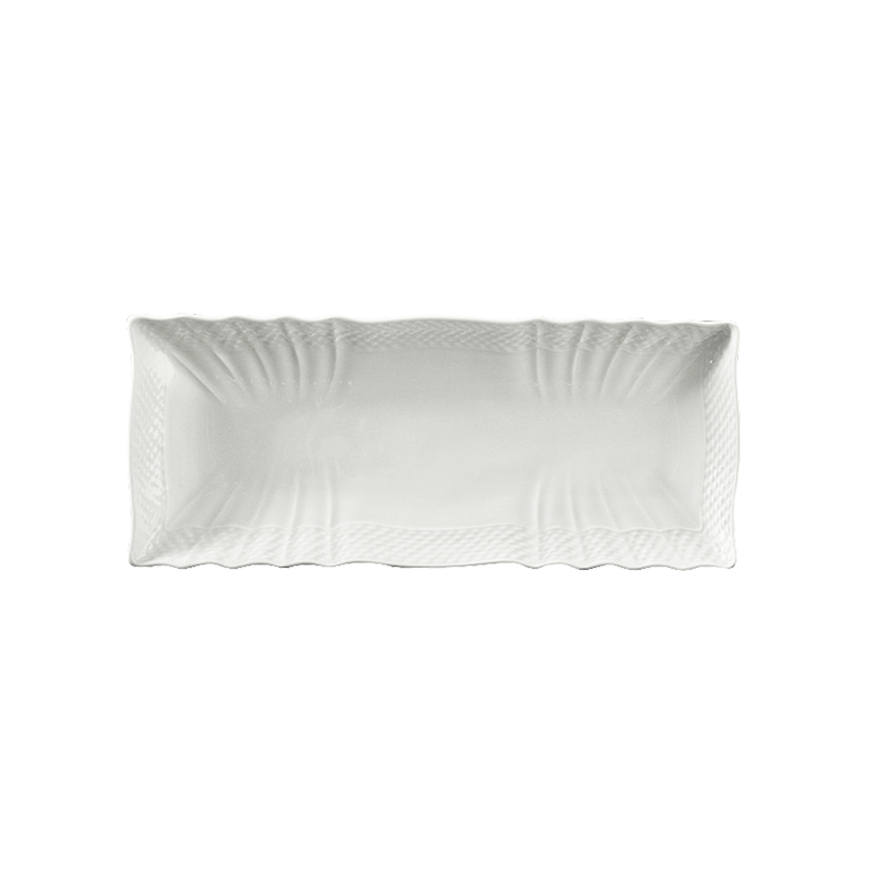 VASSOIO RETTANGOLARE 28 x 12 CM - 0000 VECCHIO GINORI BIANCO