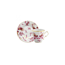 TAZZA CAFFÈ CON PIATTINO 125 CC - 0125/130 ORO DI DOCCIA MAGENTA 1708