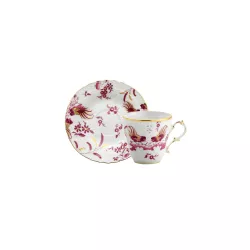 TAZZA CAFFÈ CON PIATTINO 125 CC - 0125/130 ORO DI DOCCIA MAGENTA 1708
