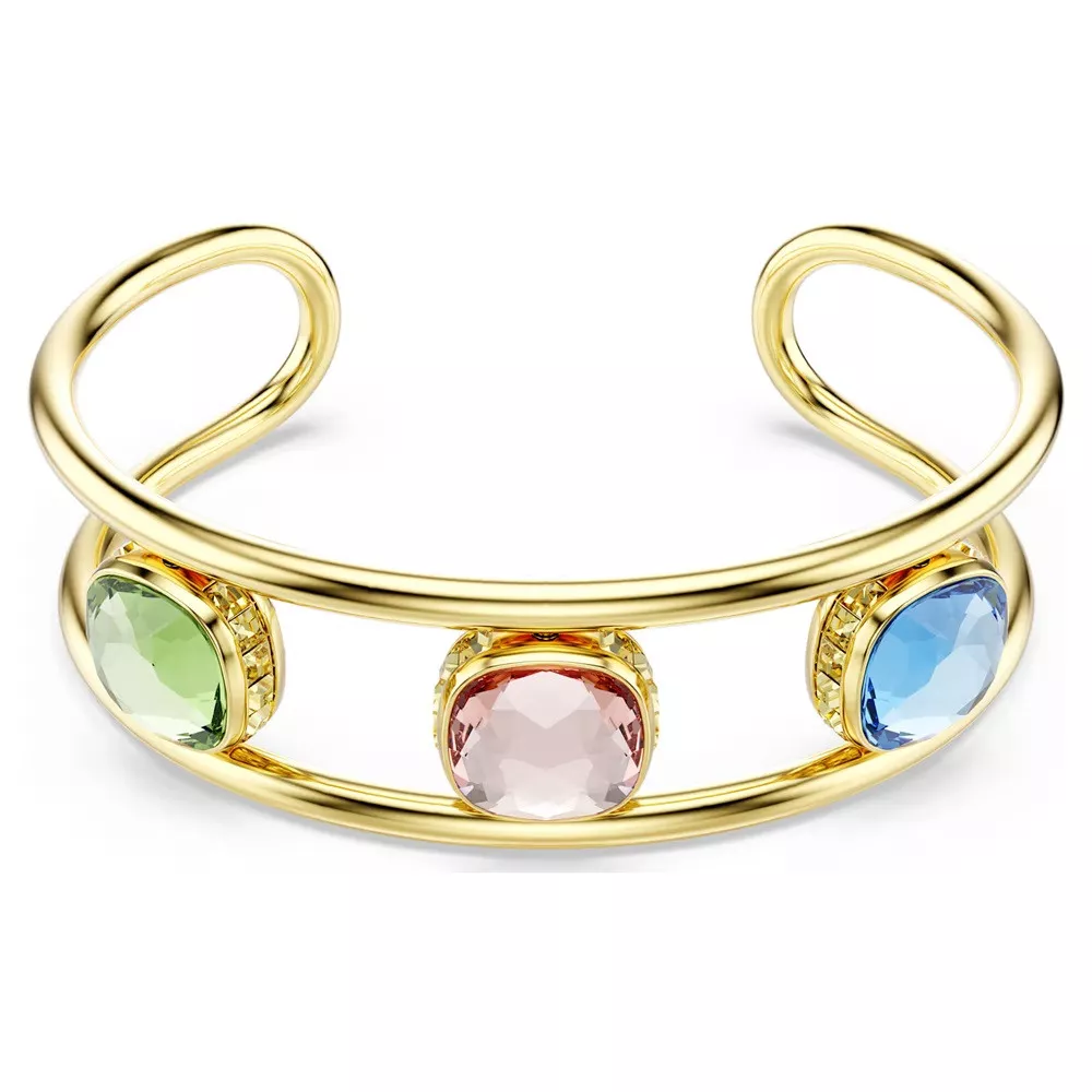 BRACCIALE CHROMA, TAGLIO CUSHION, PLACCATO ORO