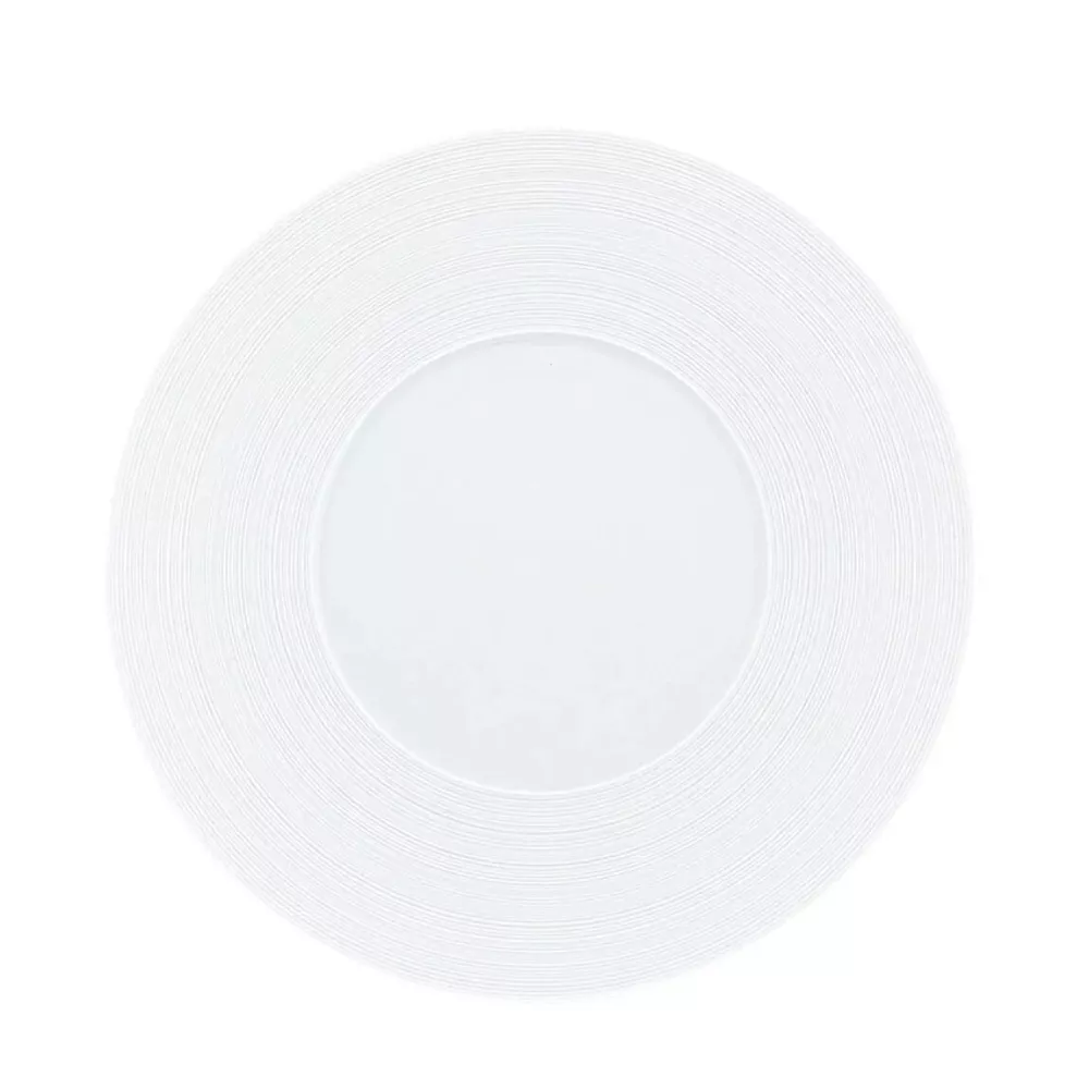 27 CM DINNER PLATE, WHITE HEMISPHERE