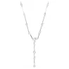 CONSTELLA Y NECKLACE, CRYSTAL PEARL, WHITE, RHODIUM PLATED 5711830