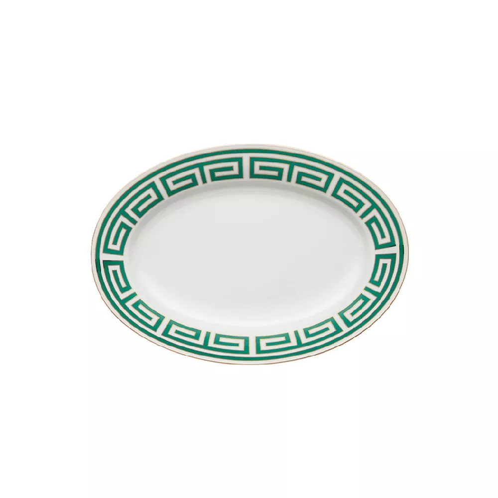 34 CM OVAL TRAY, LABIRINTO