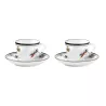 SET 2 TAZZE CAFFÈ CON PIATTINO - ARCADIA 17224