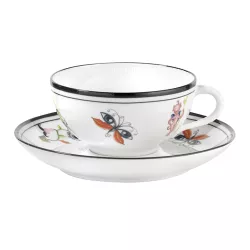 SET OF 2 TEA CUPS & SAUCERS...