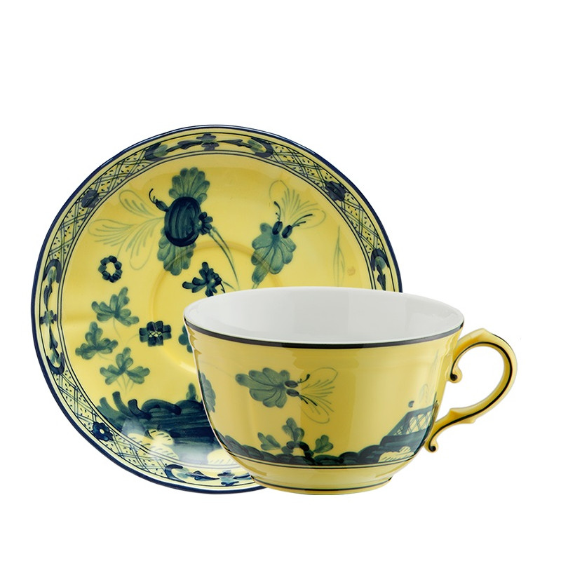 TEA CUP WITH SAUCER, ORIENTE ITALIANO