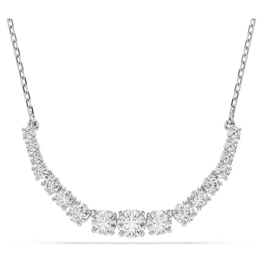 MATRIX NECKLACE, WHITE, RHODIUM PLATED 5705396