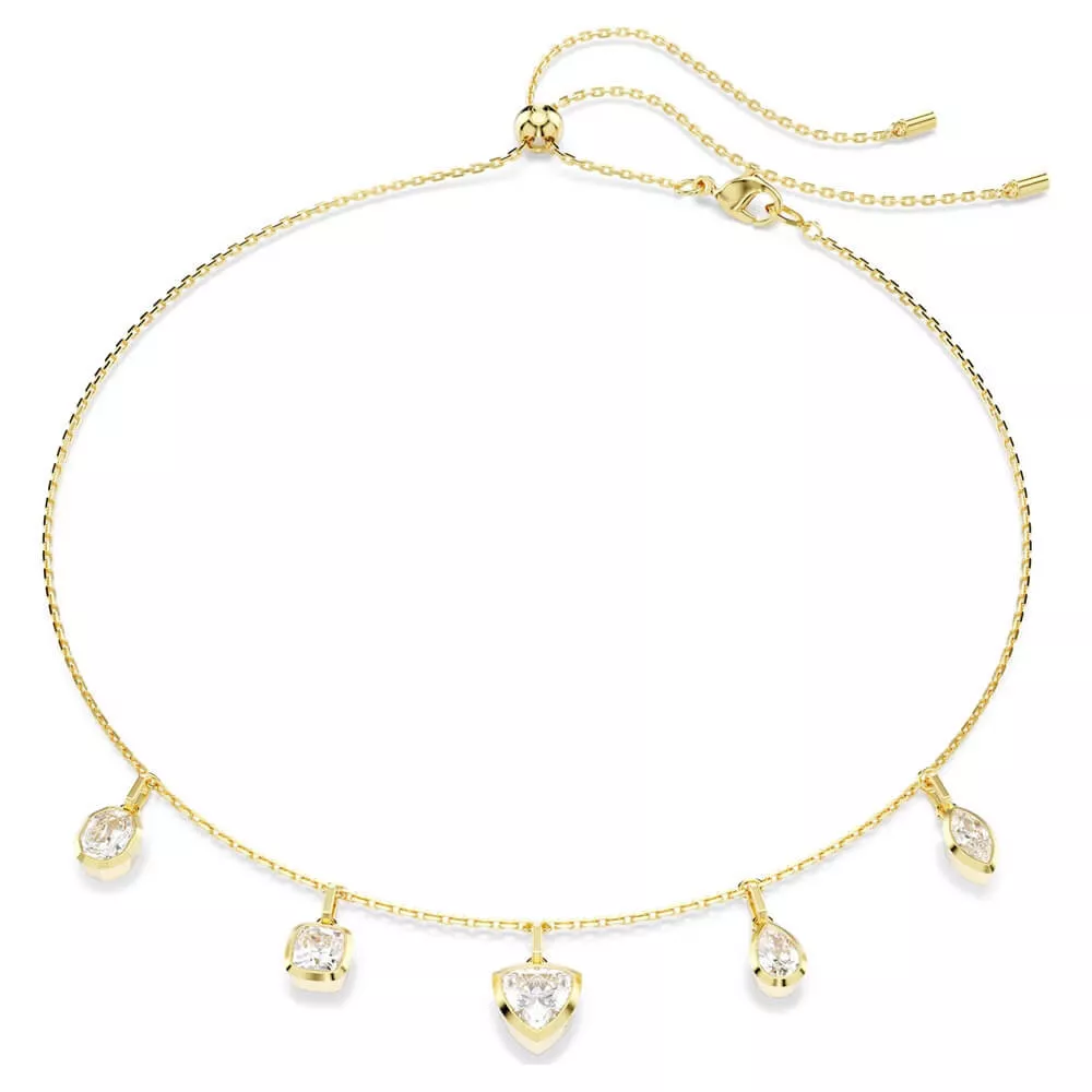 COLLANA IMBER, BIANCO, PLACCATA COLOR ORO 5705463