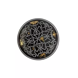 DESSERT PLATE NERO 20,5 CM...