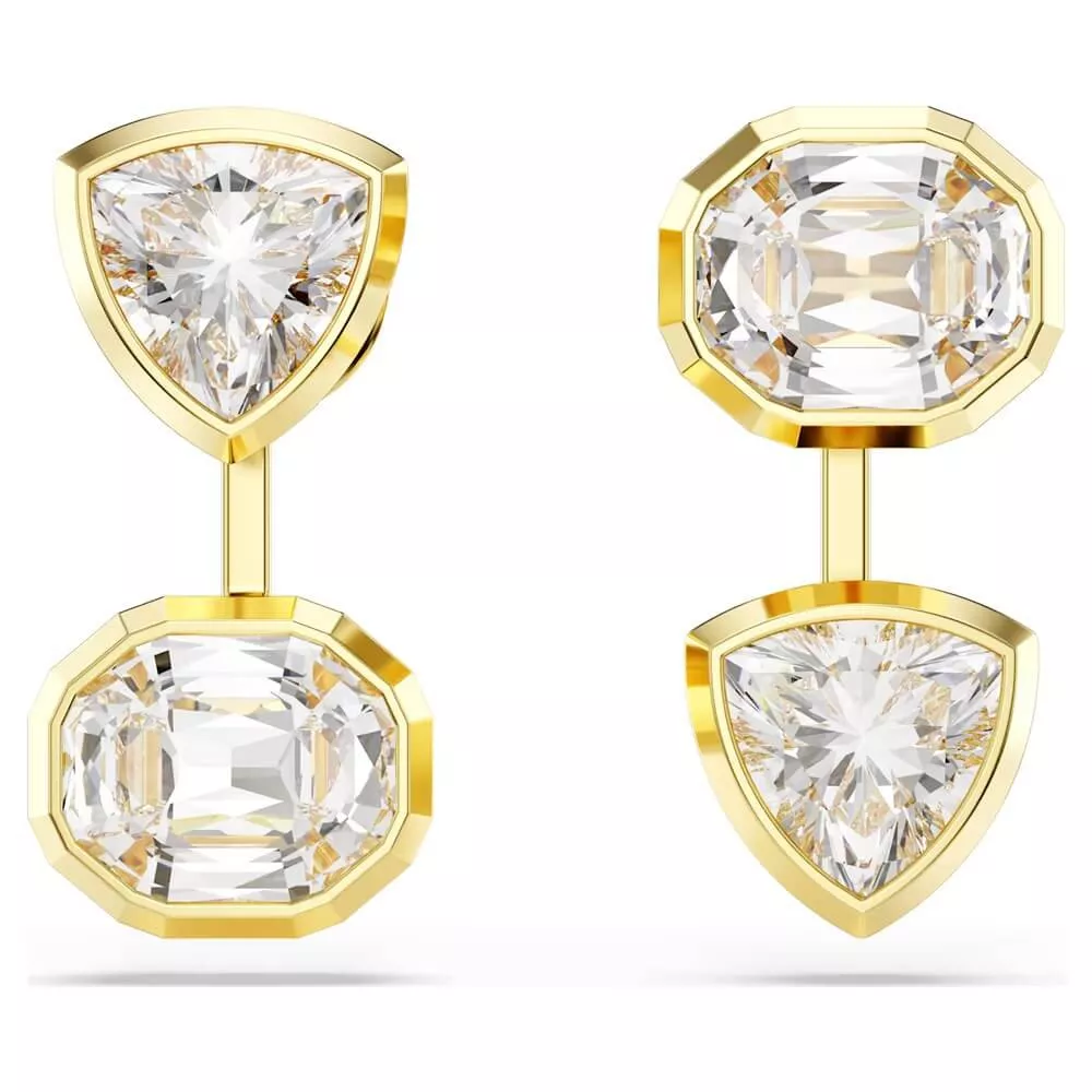 IMBER EARRINGS JACKETS, WHITE, GOLD TONE PLATED 5705461