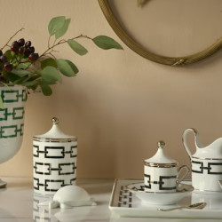 SET OF 2 COFFEE CUPS WITH LIDS 9176, CATENE NERO 1255