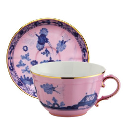 TEA CUP WITH SAUCER, ORIENTE ITALIANO