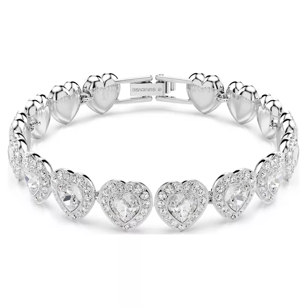 BRACCIALE TENNIS ANGELIC ARIANA GRANDE X SWAROVSKI, CUORE, BIANCO 5720860