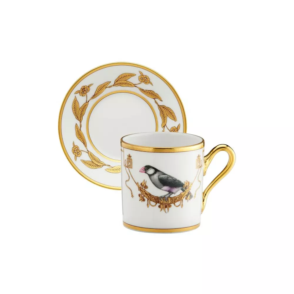 TAZZA CAFFE  CON PIATTO 800/110 VOLIERE PADDA 1724