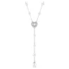 COLLANA A Y ARIANA GRANDE X SWAROVSKI, CRYSTAL PEARL, CUORE 5720855