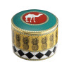 LOW CYLINDRICAL BOX WITH COVER 9 CM - TOTEM CAMEL 1291