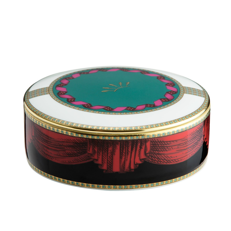 ROUND BOX WITH COVER 5 CM - TOTEM ELEPHANT 1292