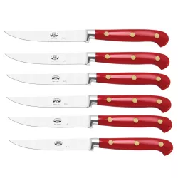 SET OF 6 STEAK KNIVES,...