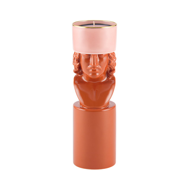 TEALIGHT HOLDER - IL LETTERATO RED CLAY