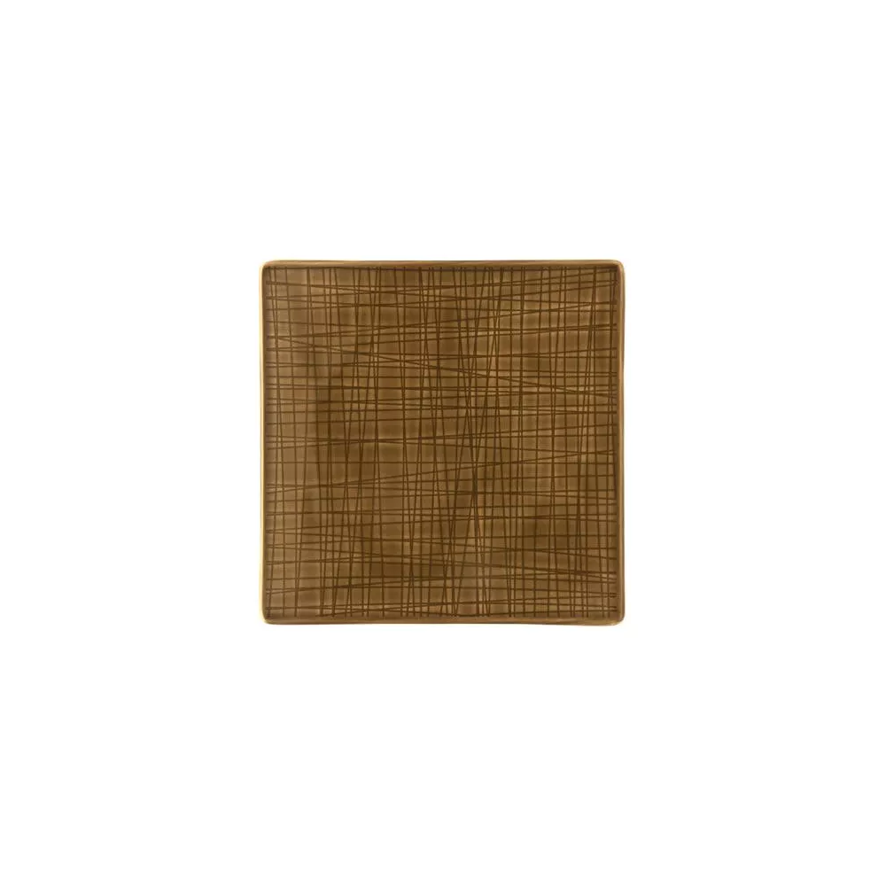 MESH SQUARED FLAT PLATE 17 CM