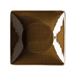 PIATTO FONDO QUADRATO 20 CM MESH