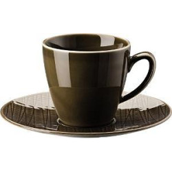 MESH TEA CUP AND SAUCER