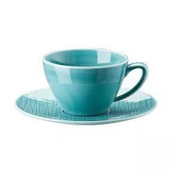 TAZZA TE CON PIATTINO MESH