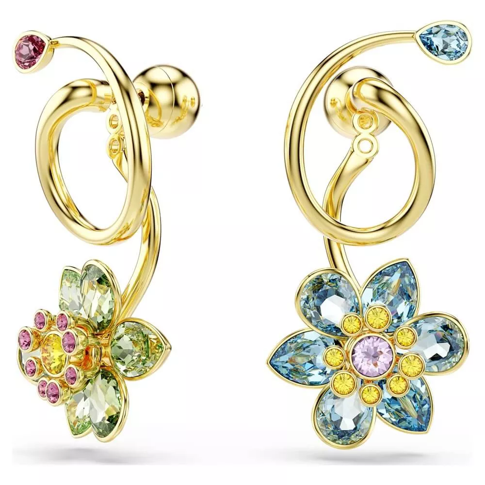 IDYLLIA DROP EARRINGS MULTICOLOR, GOLD TONE PLATED 5709025