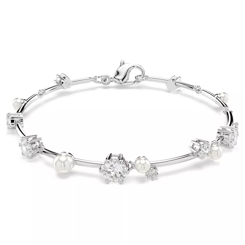 TENNIS CONSTELLA BRACELET, CRYSTAL PEARL