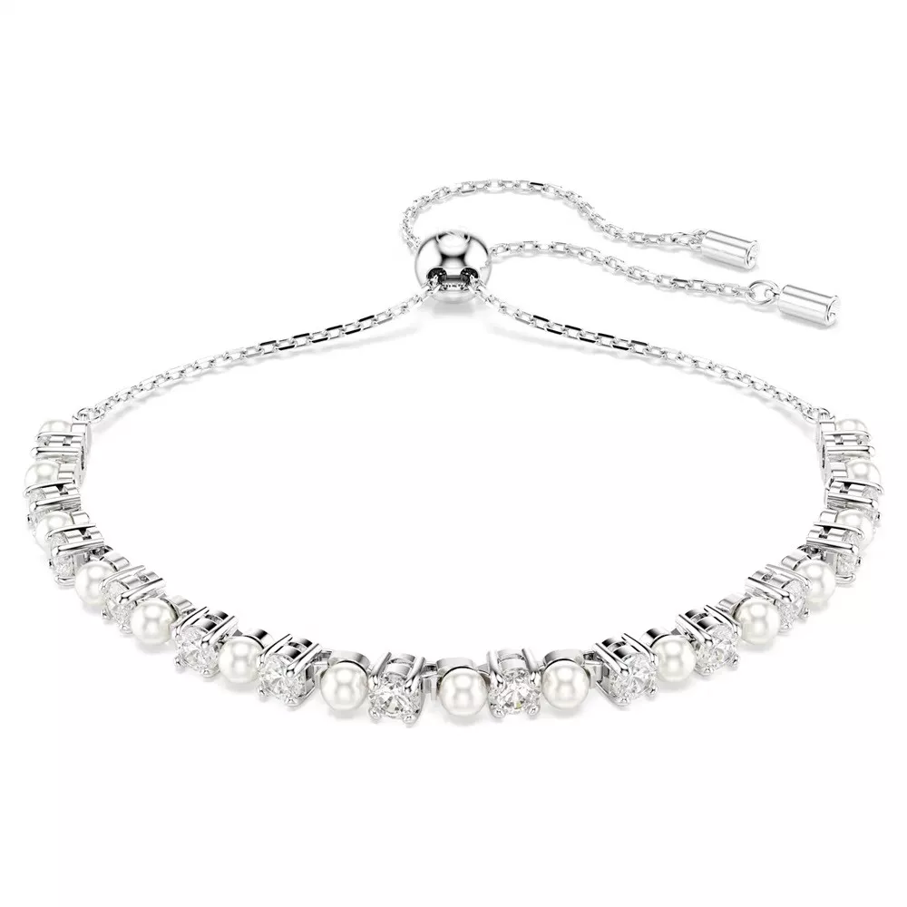 MATRIX BRACELET WHITE, CRYSTAL PEARL