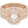 MOONSON SET OF RINGS, ROSE GOLD PLATED