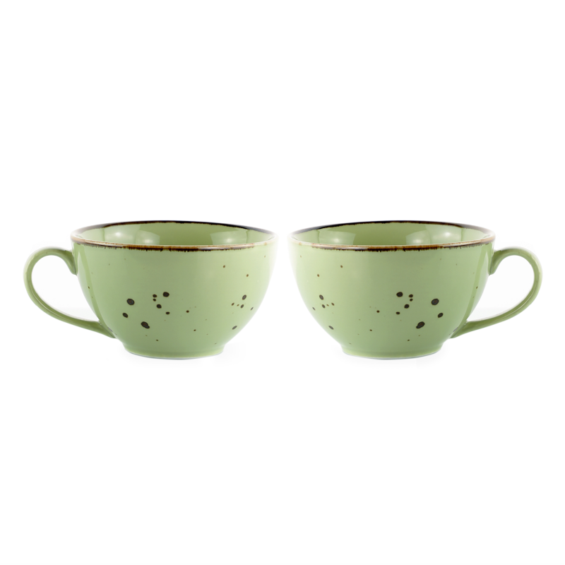 SET 2 TAZZE COLAZIONE COTTAGE GREEN 724142