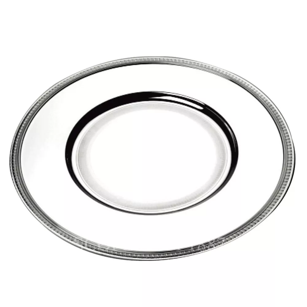 PIATTO SEGNAPOSTO 33 CM, MALMAISON SILVER PLATE