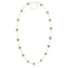 CHROMA STRANDAGE NECKLACE, MULTICOLORED, GOLD TONE PLATED 5695863